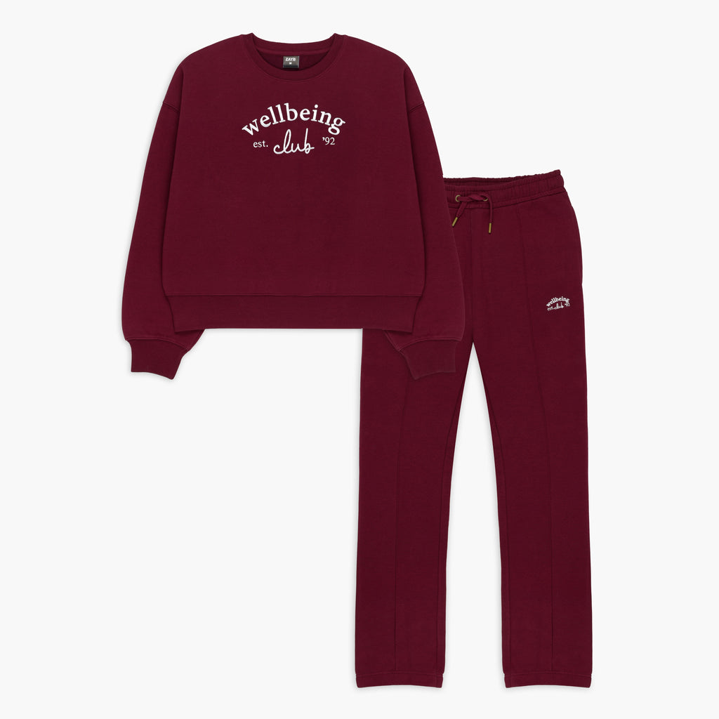 Red Wine Women Co-ord Set