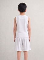 Kids' Surf Club Co-ord Set - Pristine White