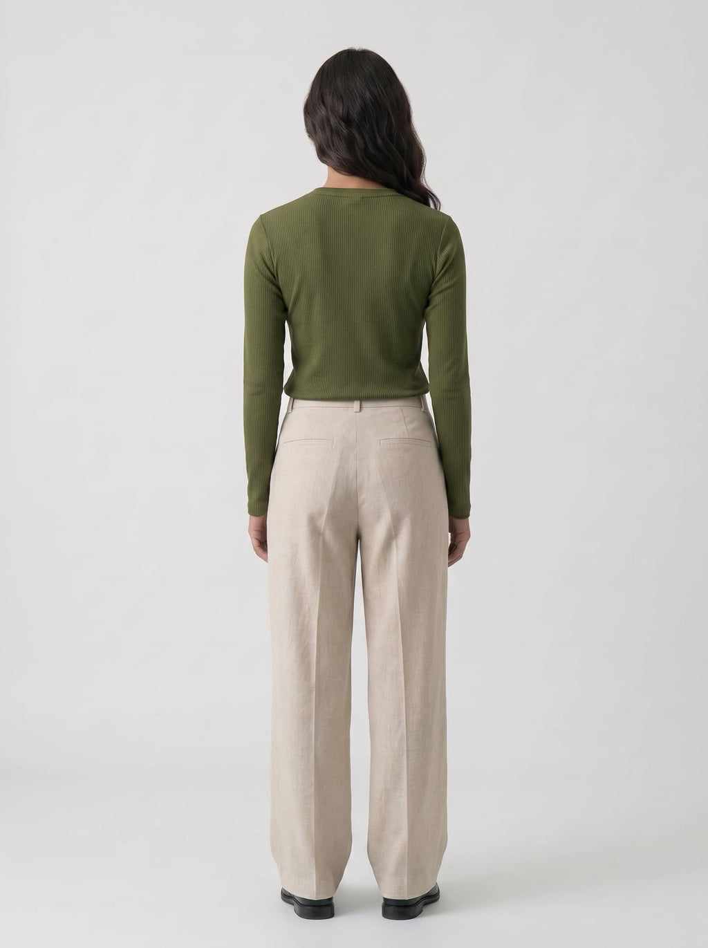 Women's Long Sleeve Ribbed Henley - Chieve