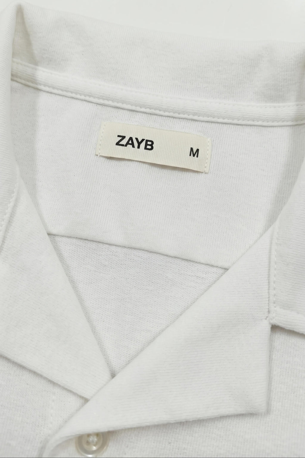 Men's Cuban Collar Shirt | Pearl White