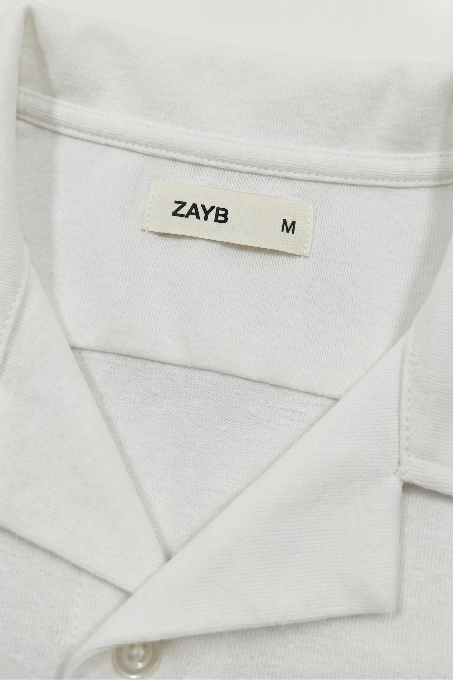 Men's Cuban Collar Shirt | Pearl White