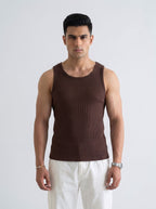 Men's Ribbed Tank Top - Hazel