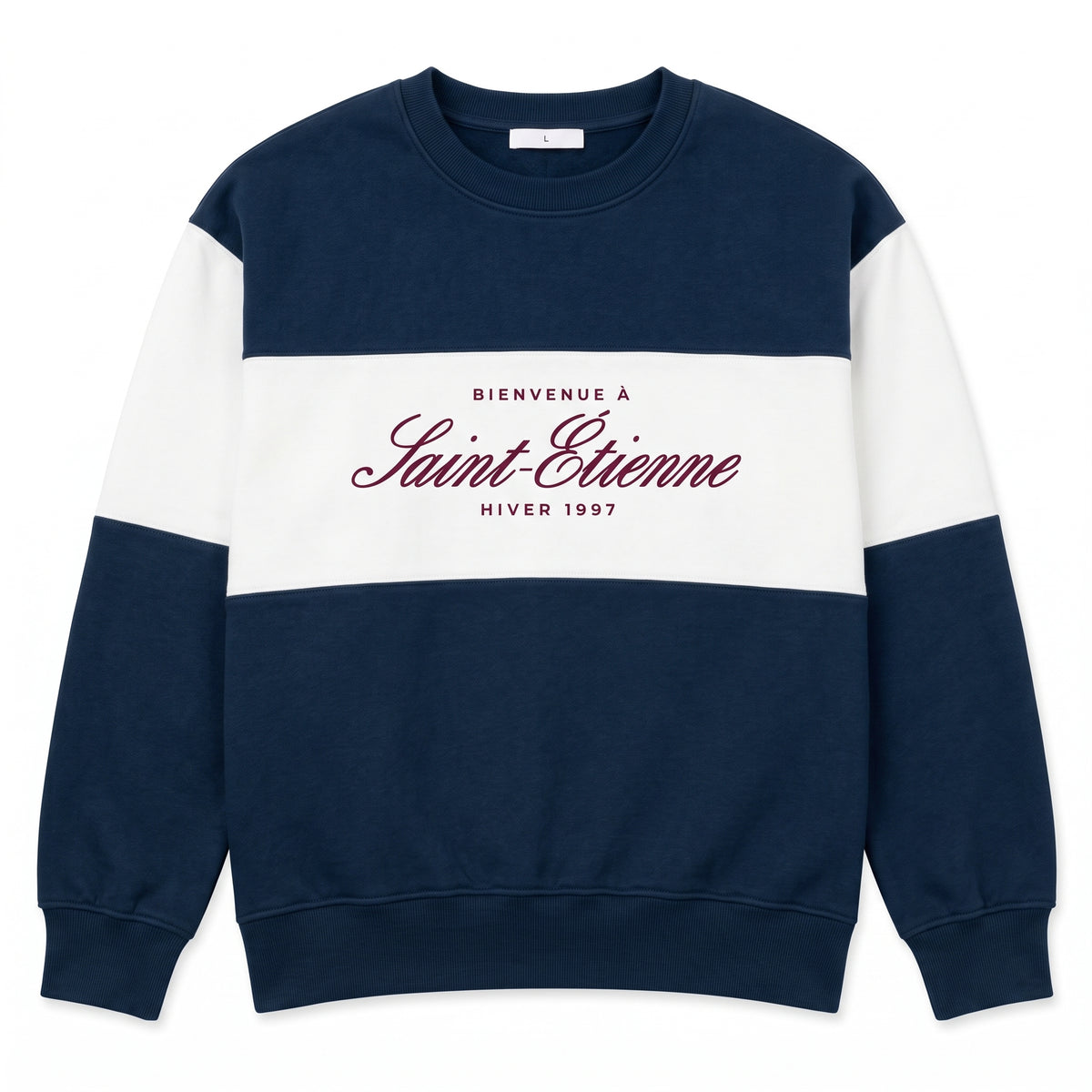 Women's Graphic Block Print Sweatshirt - Zayb