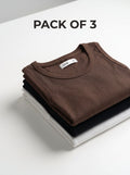 Essential Ribbed Tank Tops — Pack of 3 (Hazel Edition)