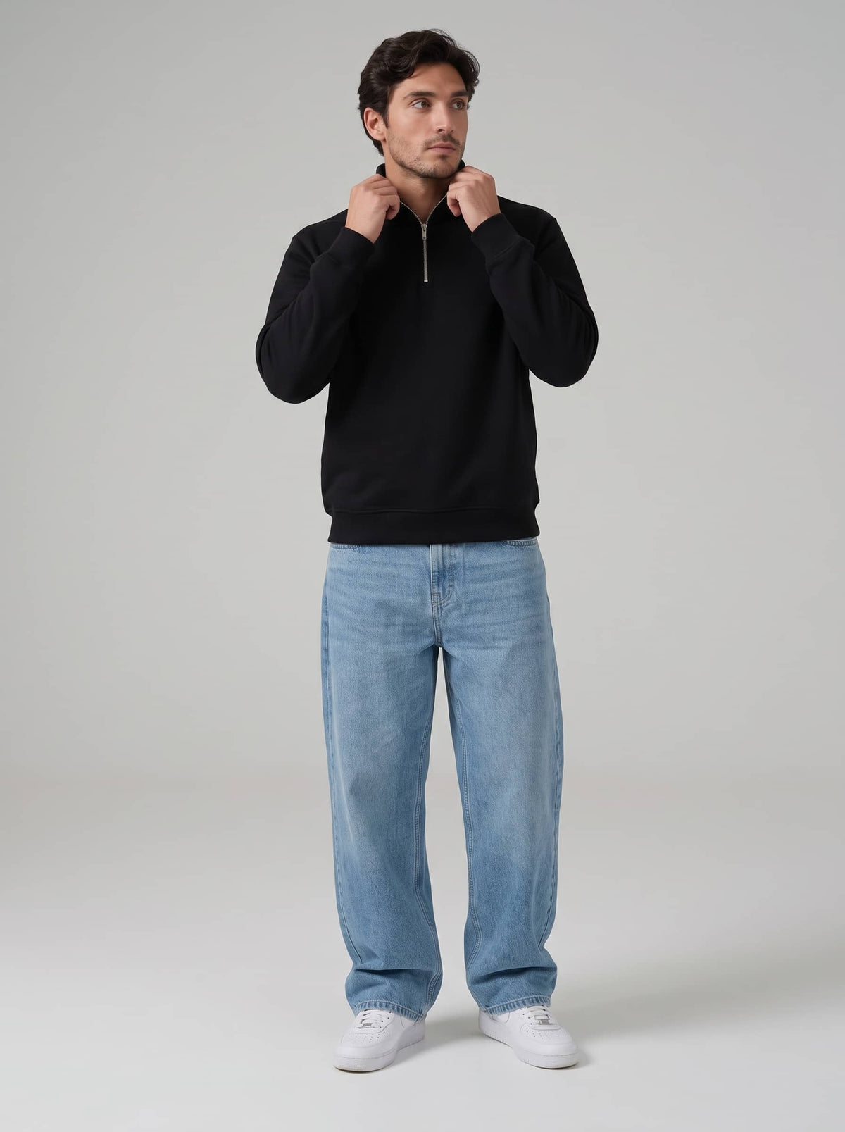 Men's Mock Neck Quarter-Zip