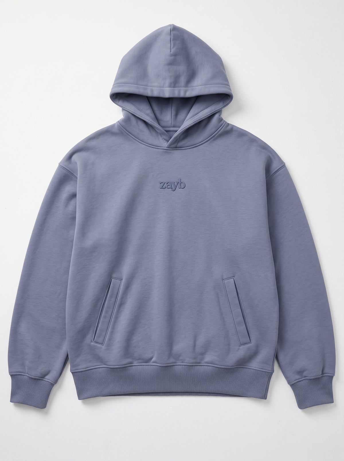 HD Print Hoodie in Goosewing Grey - Zayb