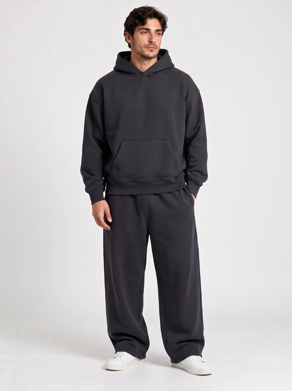 Men's Dark Grey Co-ord Set