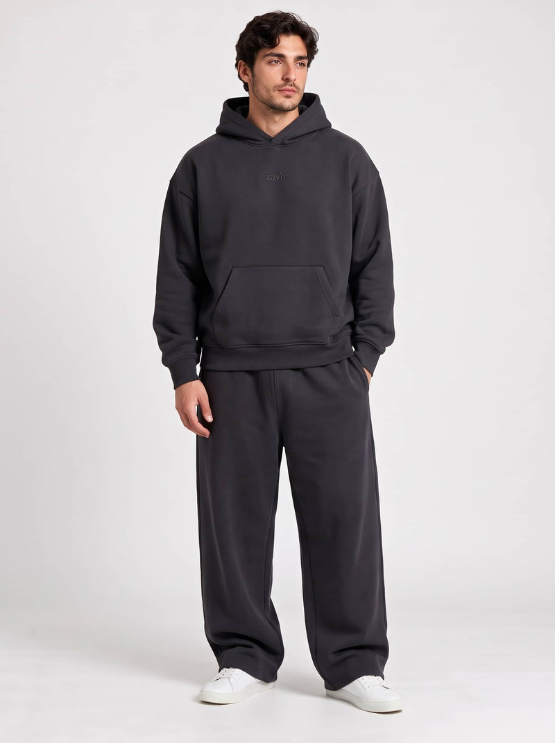 Men's Dark Grey Co-ord Set