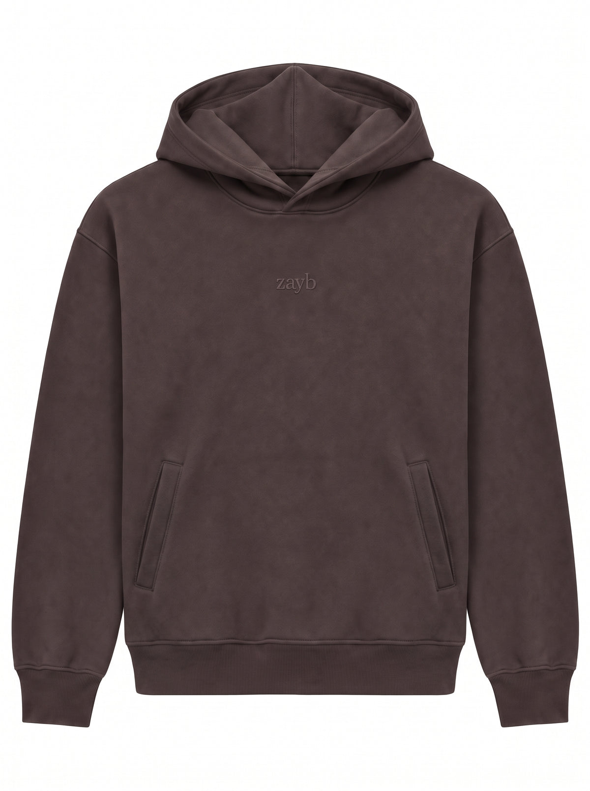 HD Print Hoodie in Coffee Bean - Zayb