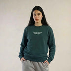 Womens's Baggy Green graphic Sweatshirt