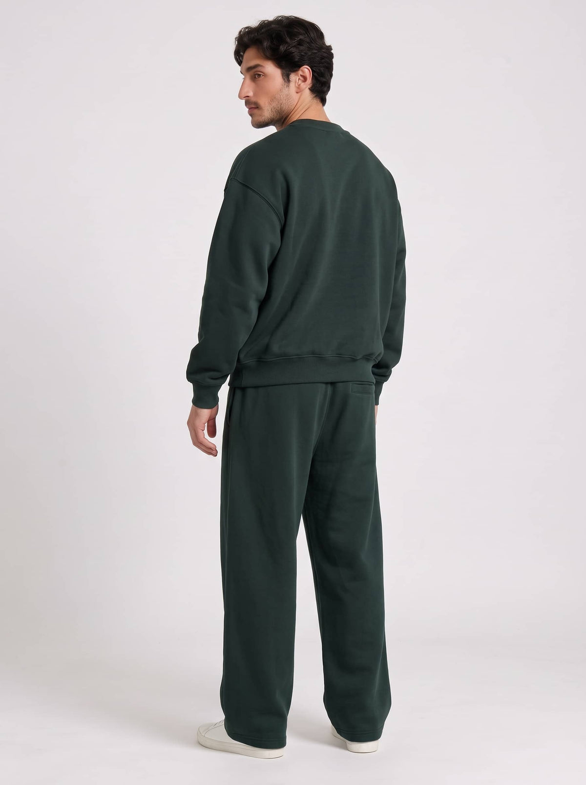 Men's Sweatshirt in Dark Green - Zayb
