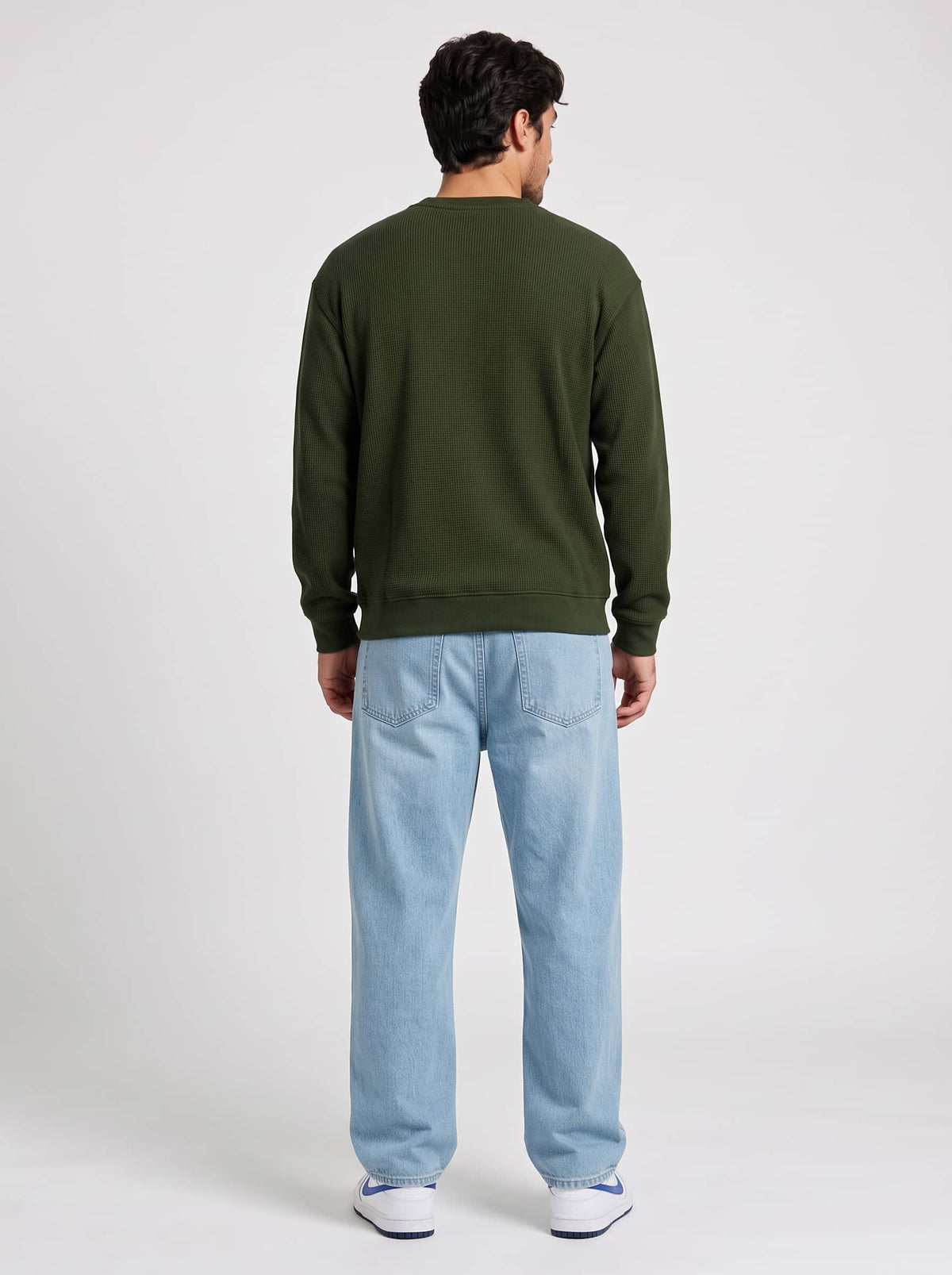 Two-Tone Thermal Sweatshirt