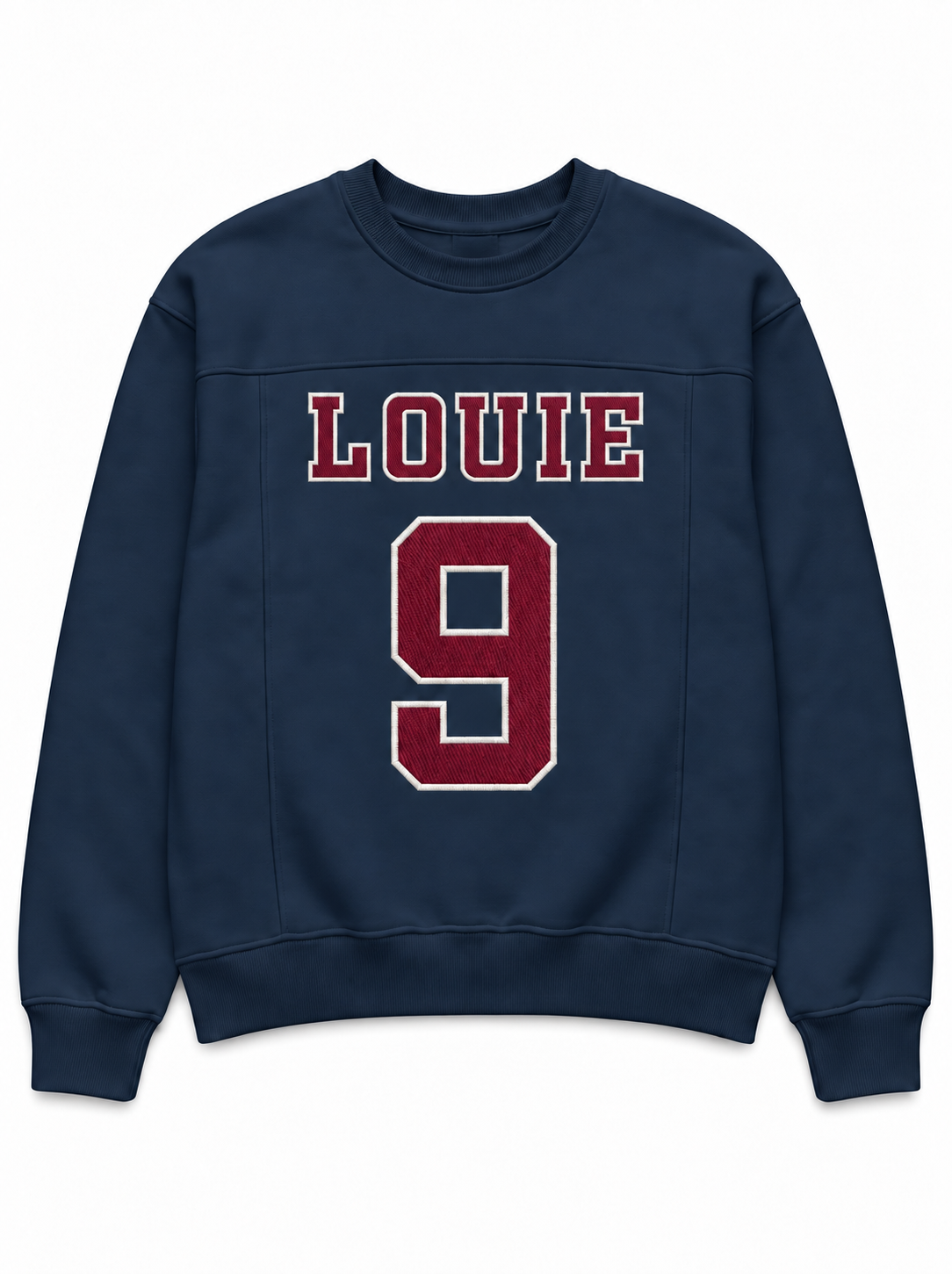 Men's Louie 9 Sweatshirt in Navy - Zayb
