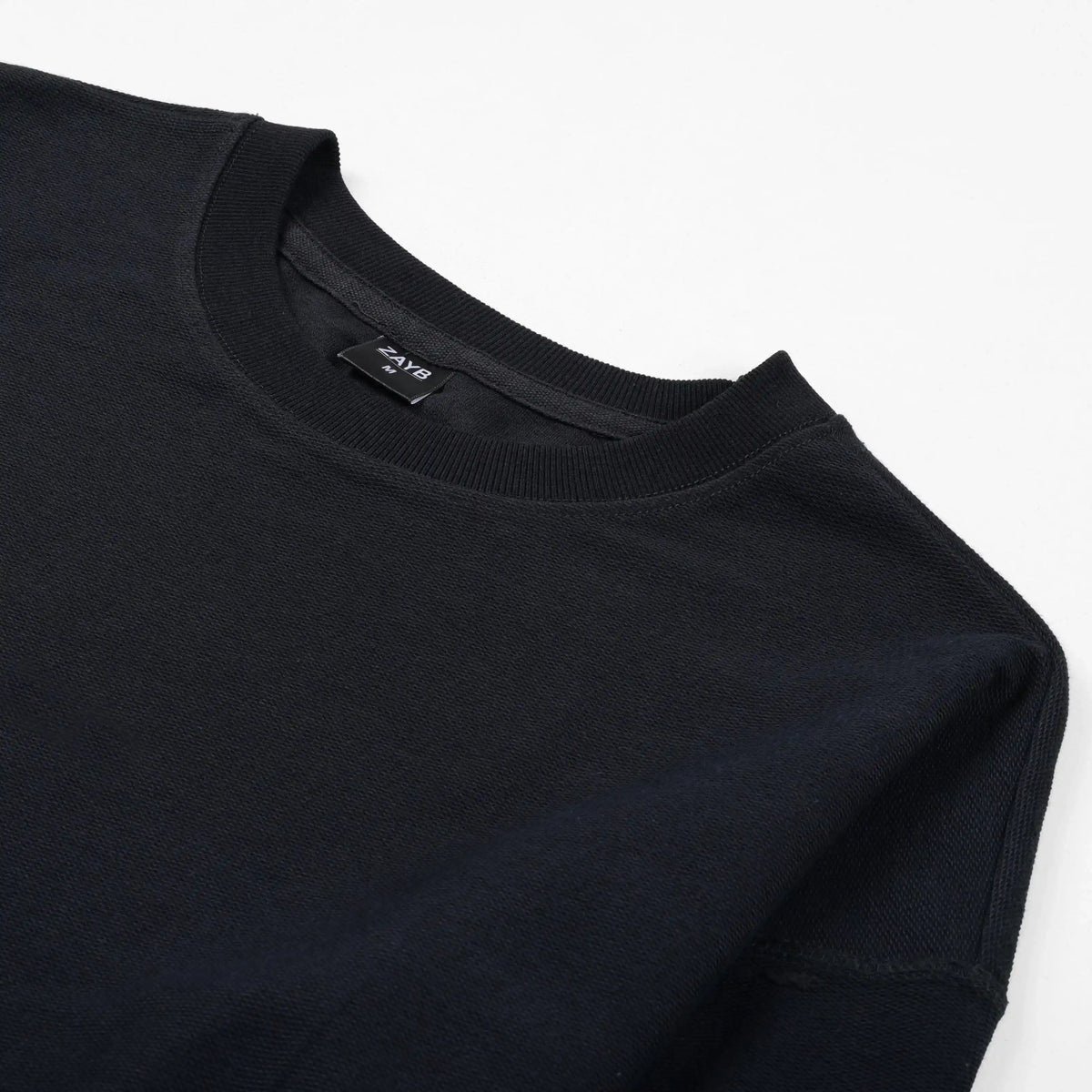 Plain Dark Grey Sweatshirt - view 2