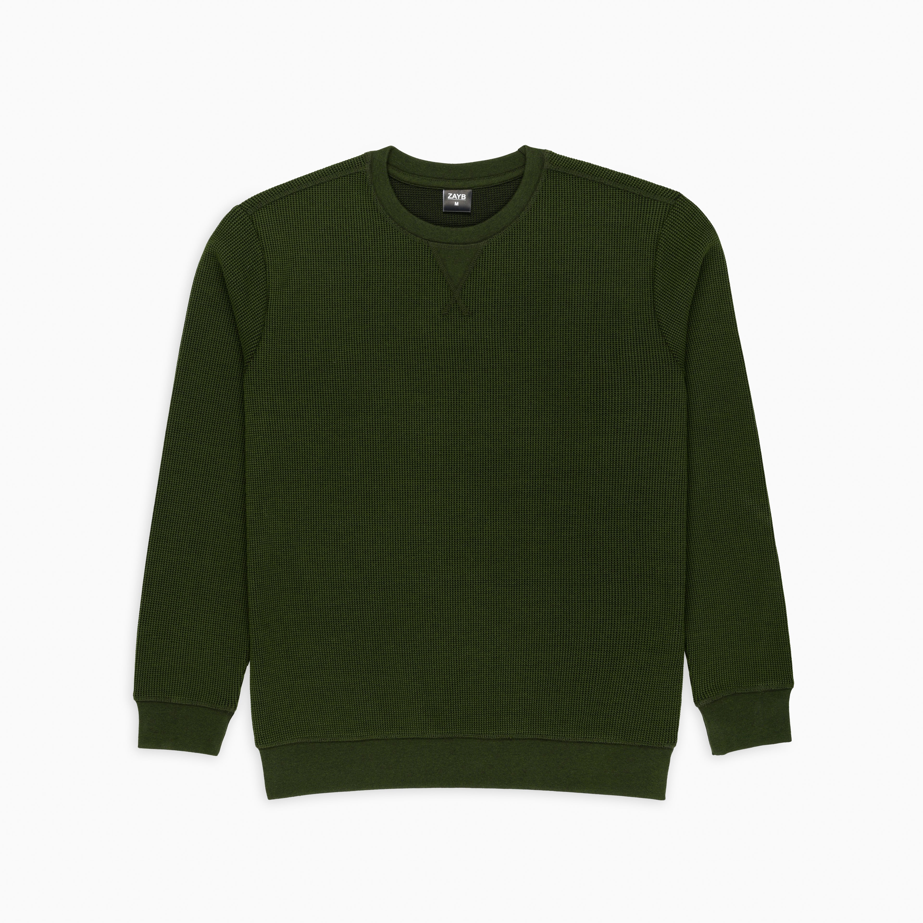 Zayb's Two Tone Thermal Sweatshirt