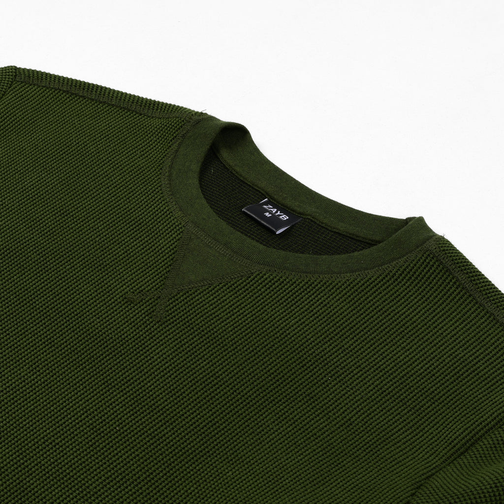 Zayb's Two Tone Thermal Sweatshirt