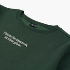 Men's Baggy Green Graphic Sweatshirt