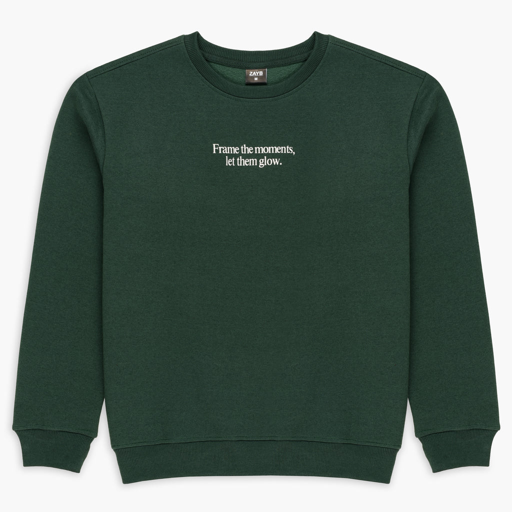 Womens's Baggy Green graphic Sweatshirt