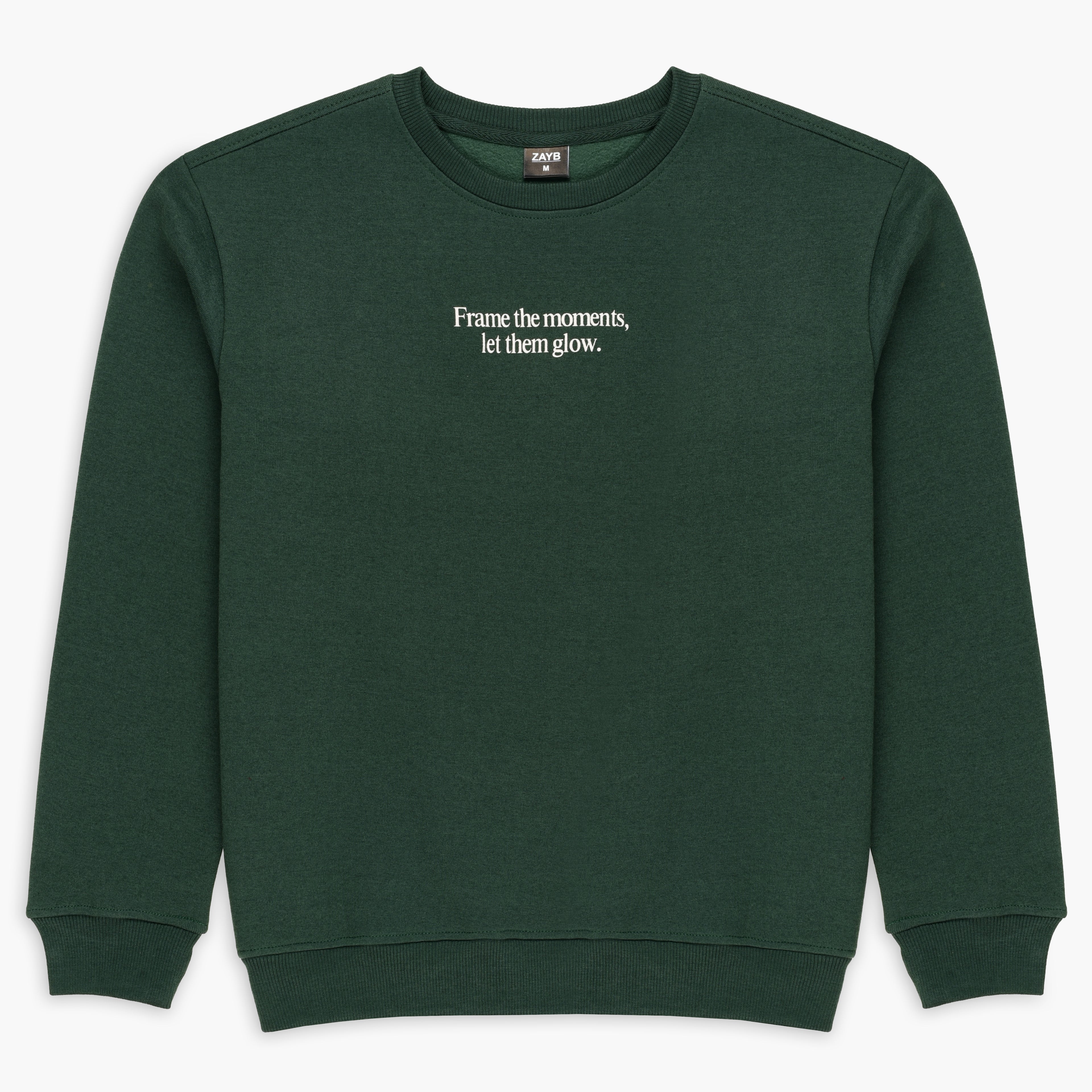 Womens's Baggy Green graphic Sweatshirt
