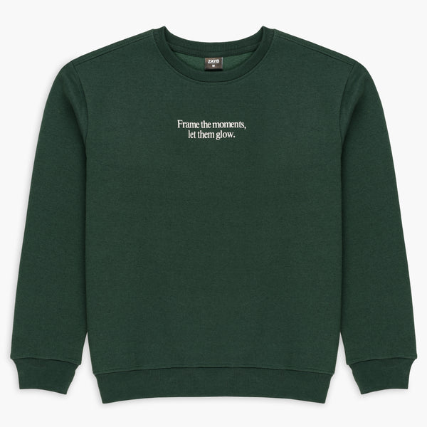 Green Graphic Sweatshirt