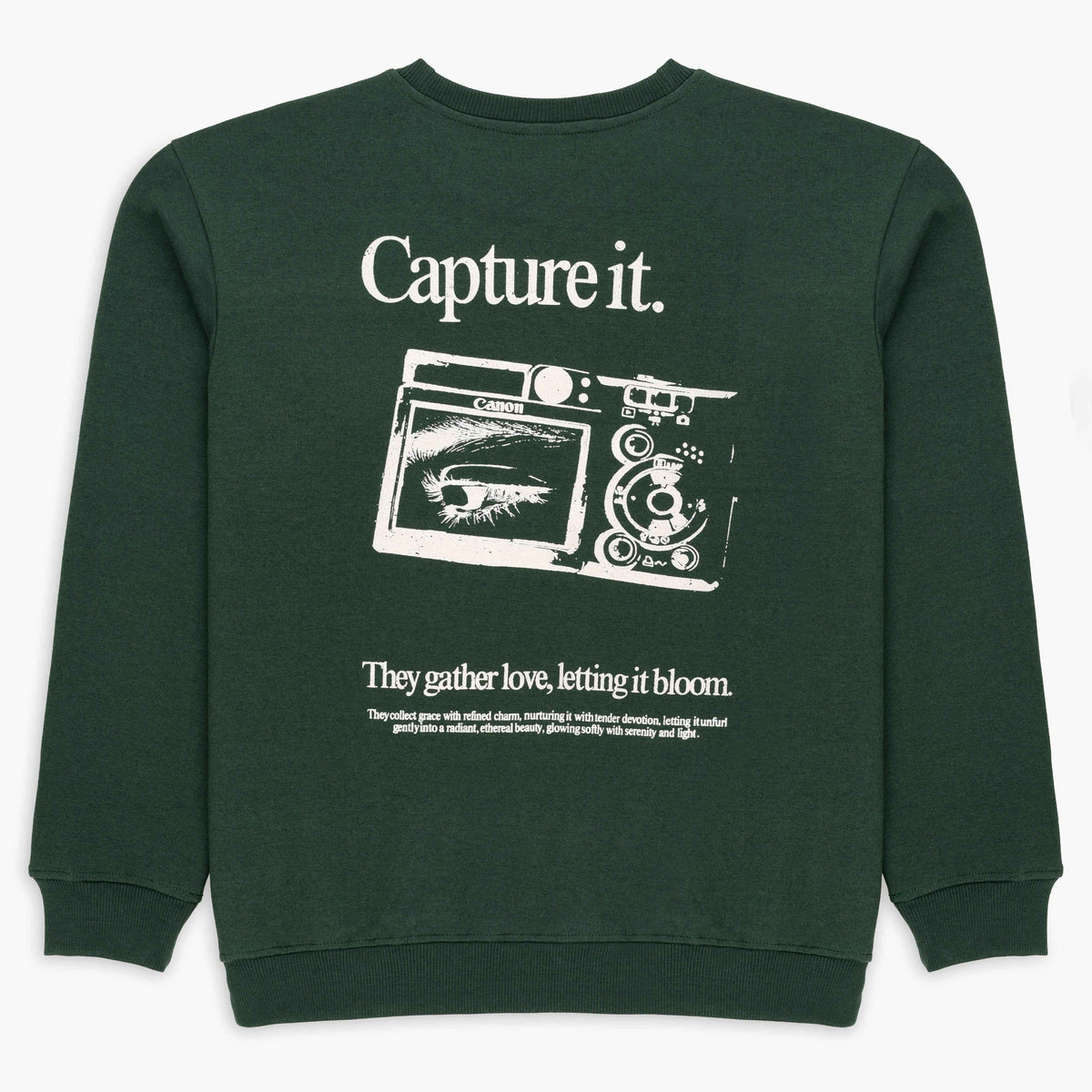 Men's Baggy Green Graphic Sweatshirt - view 3