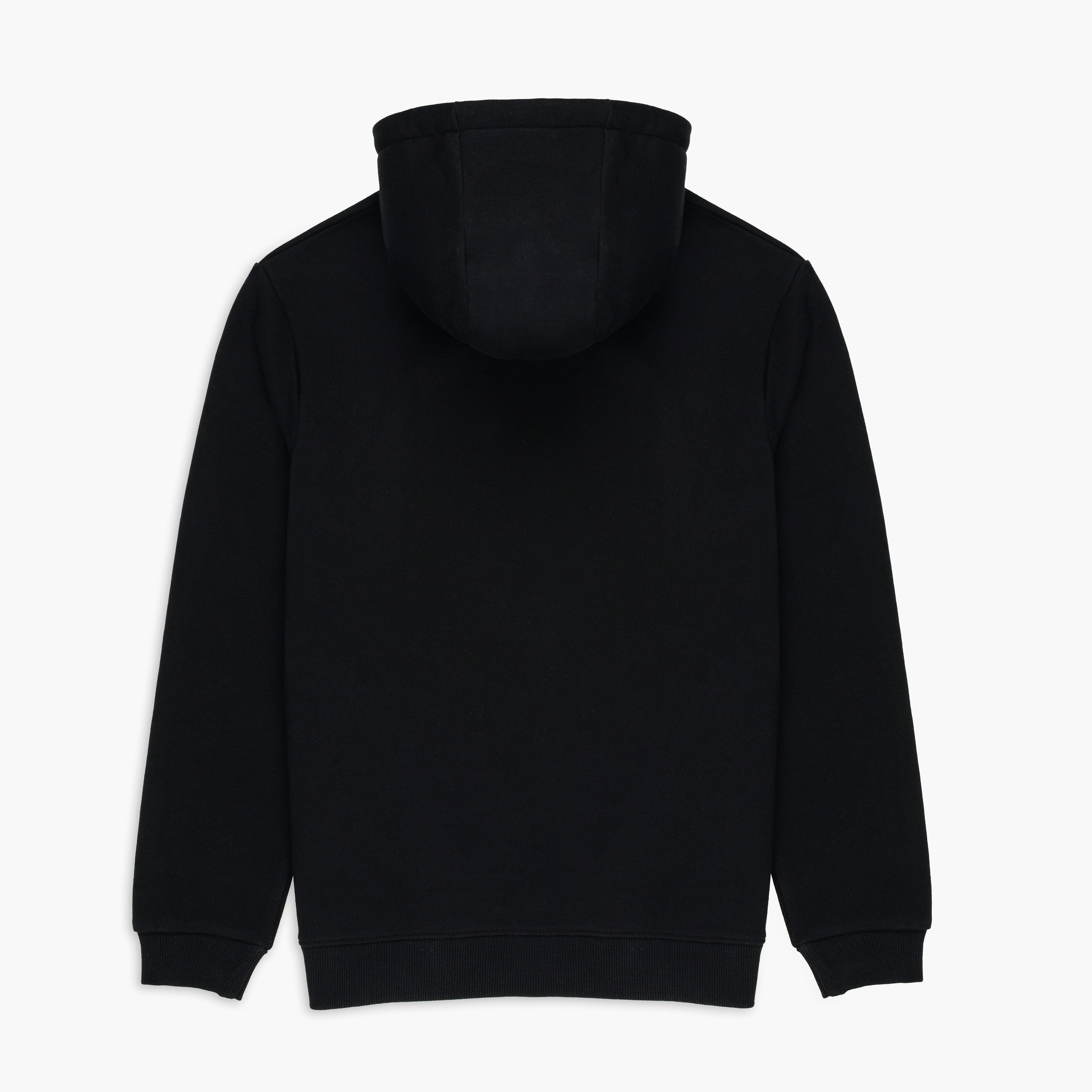 Black zipper Hoodie