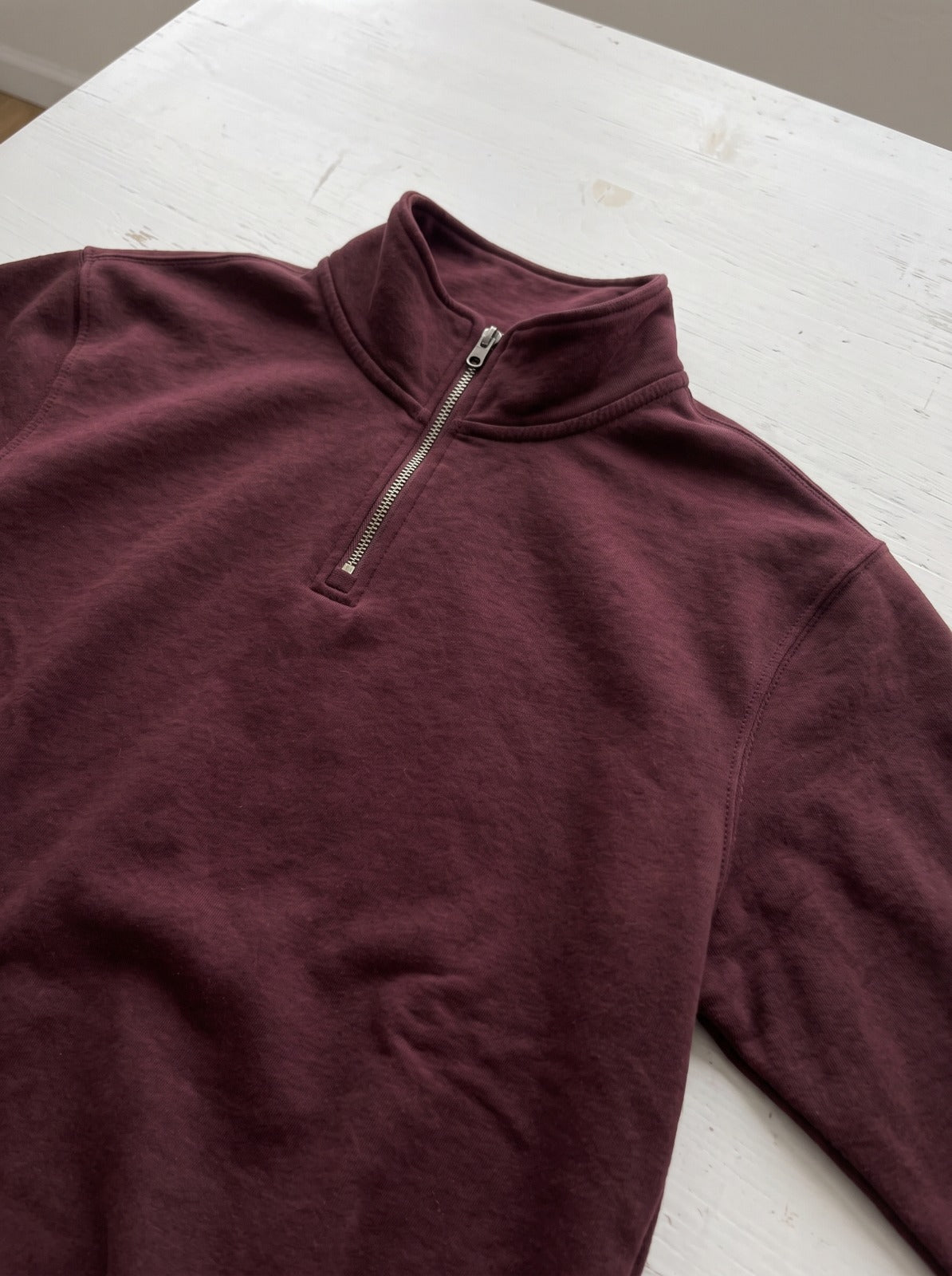 Women's Quarter-Zip – Cherry Red