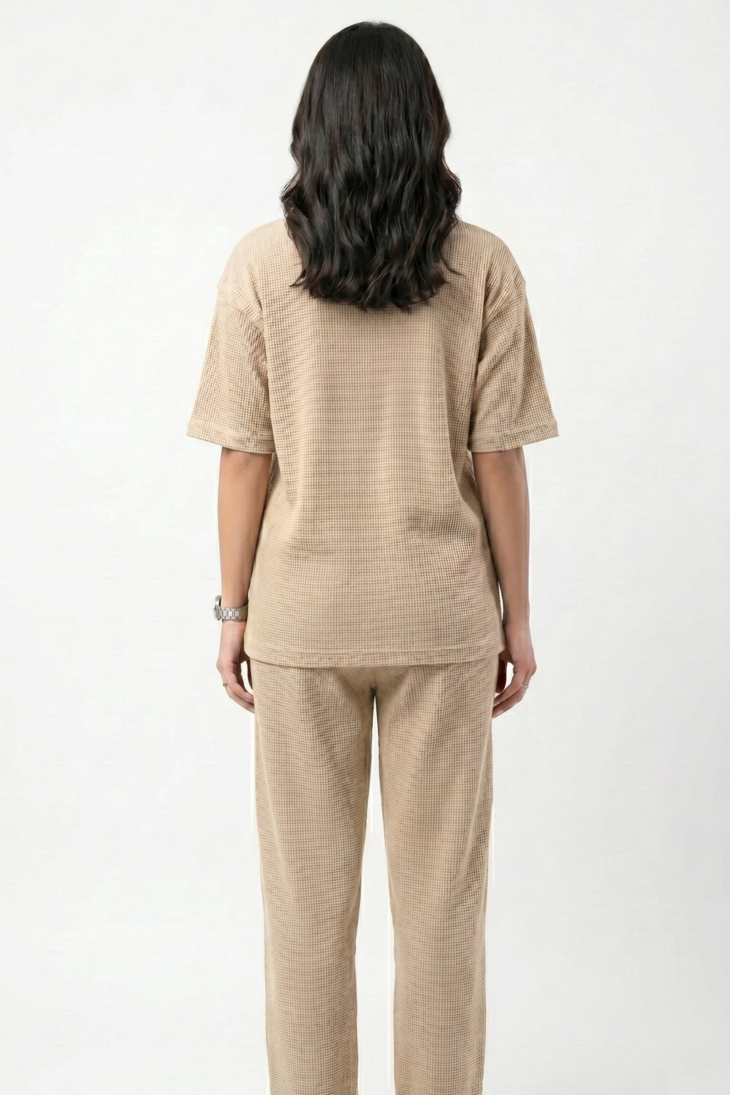 Women's Signature Waffle-Knit Tee | Cream