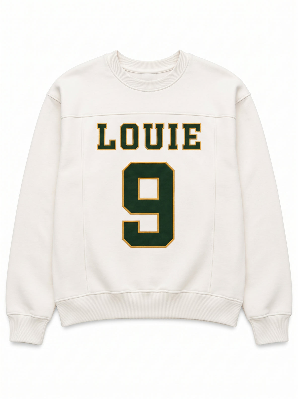 Men's Louie 9 Sweatshirt in White - Zayb