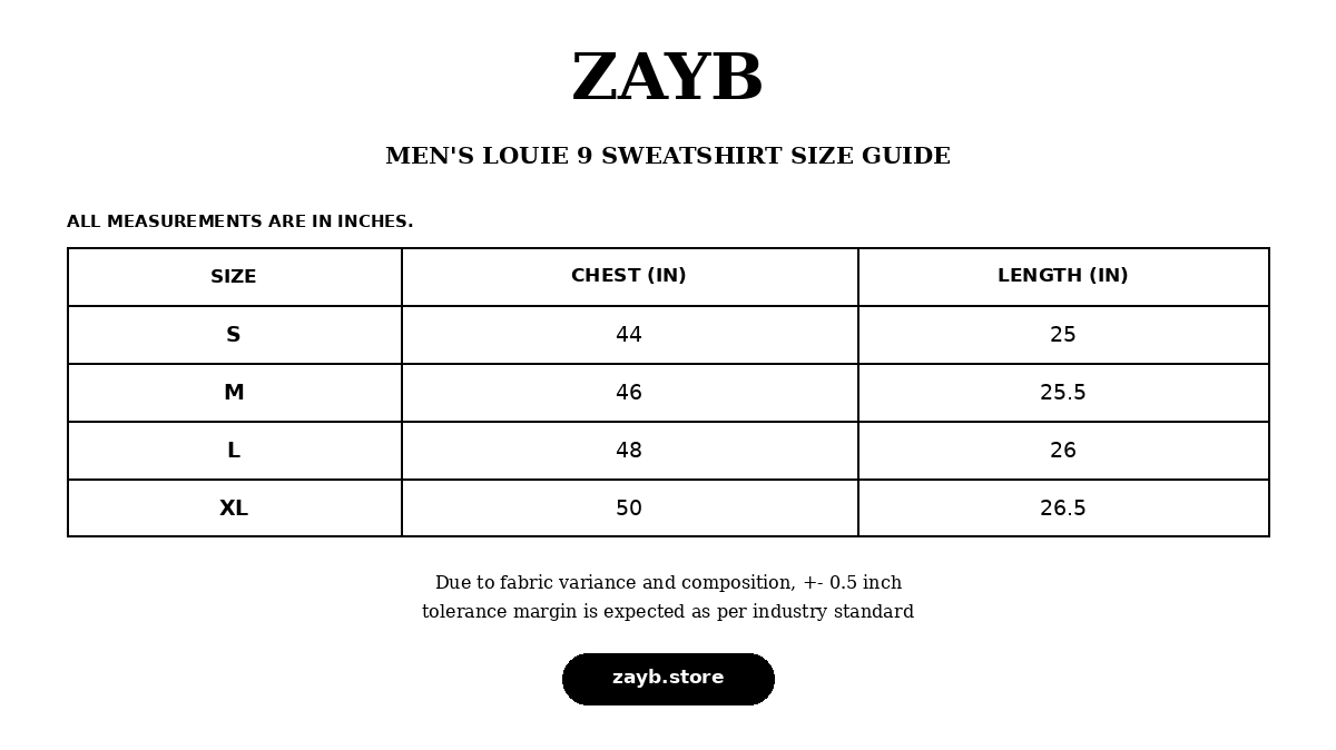 Size guide