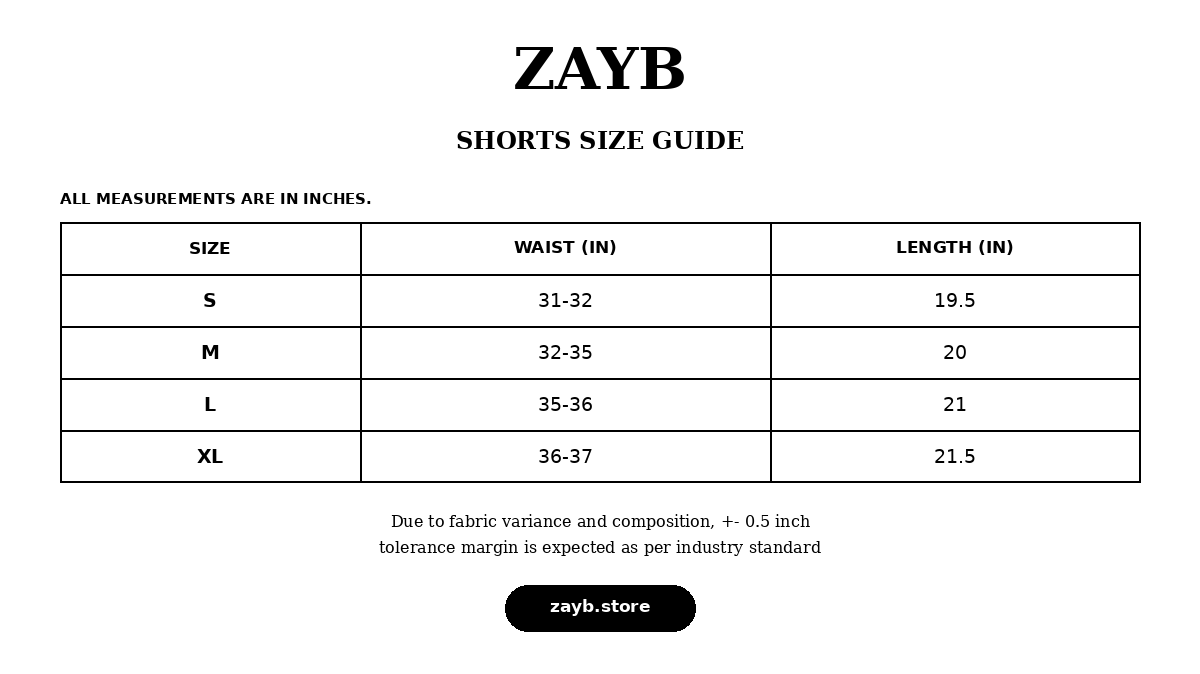 Size guide