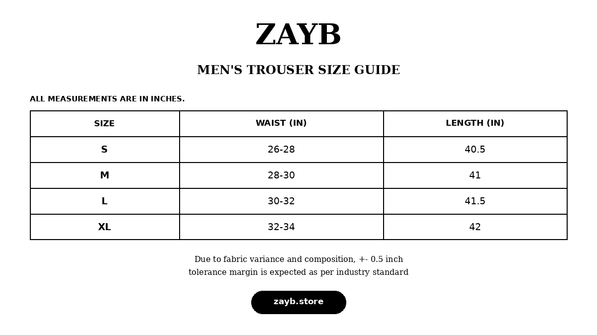 Size guide