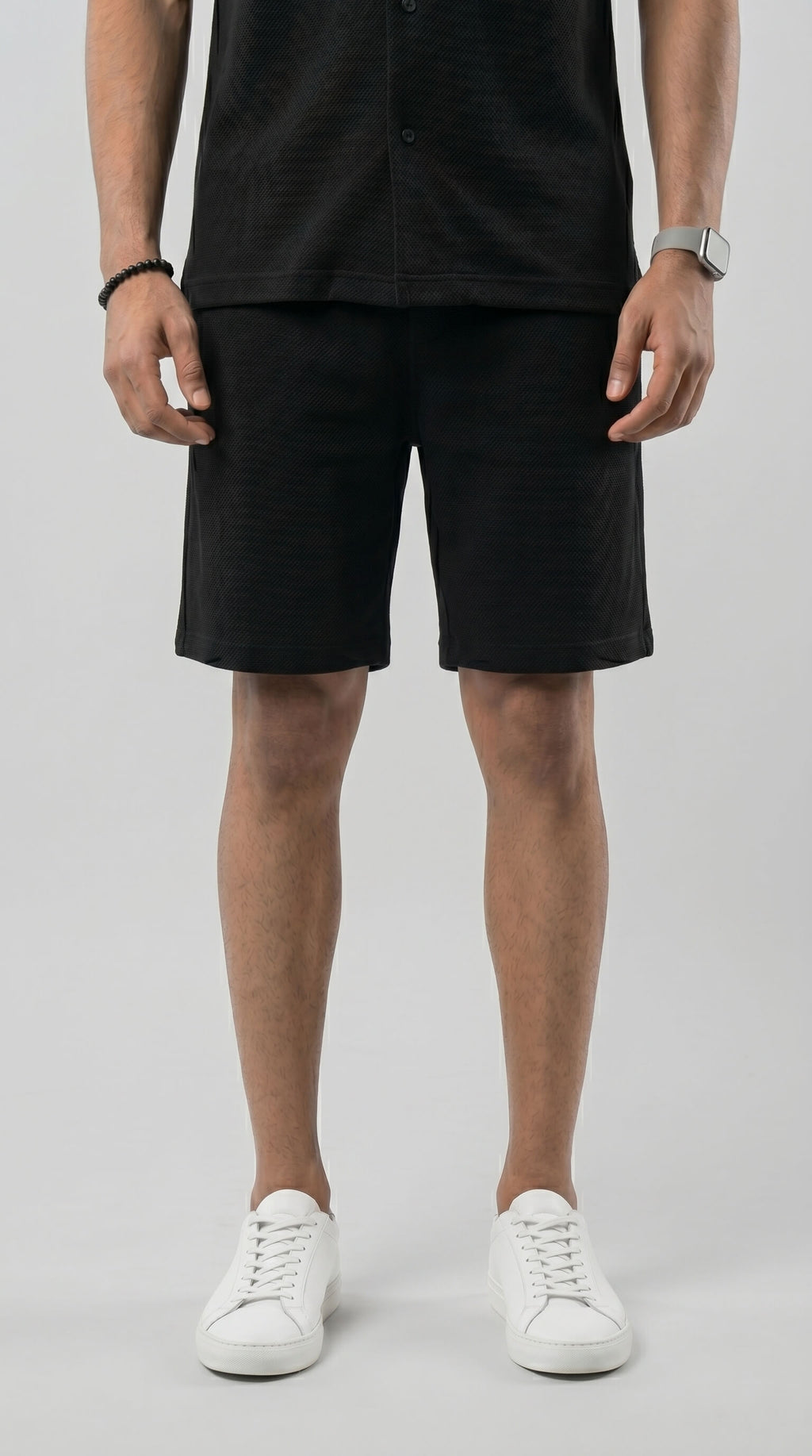 Men's Cuban Co-ord Set | Black