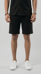 Men's Cuban Co-ord Set | Black
