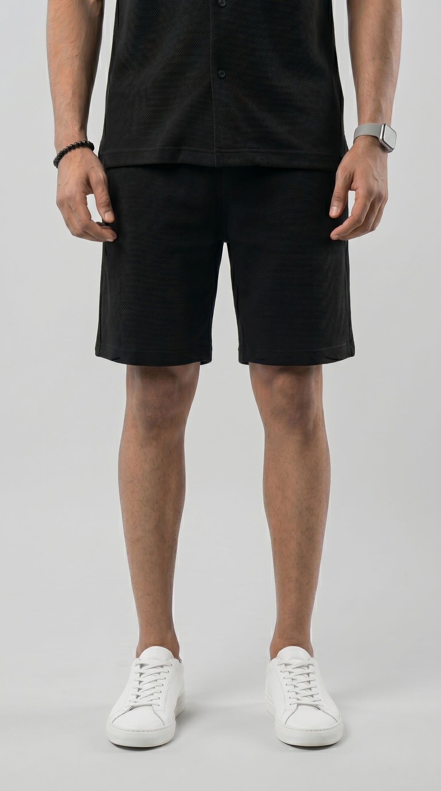 Men's Cuban Co-ord Set | Black