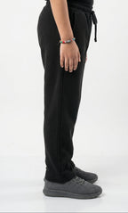 Women's Signature Waffle-Knit Trousers | Black