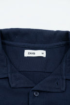 Men's Cuban Collar Shirt | Navy