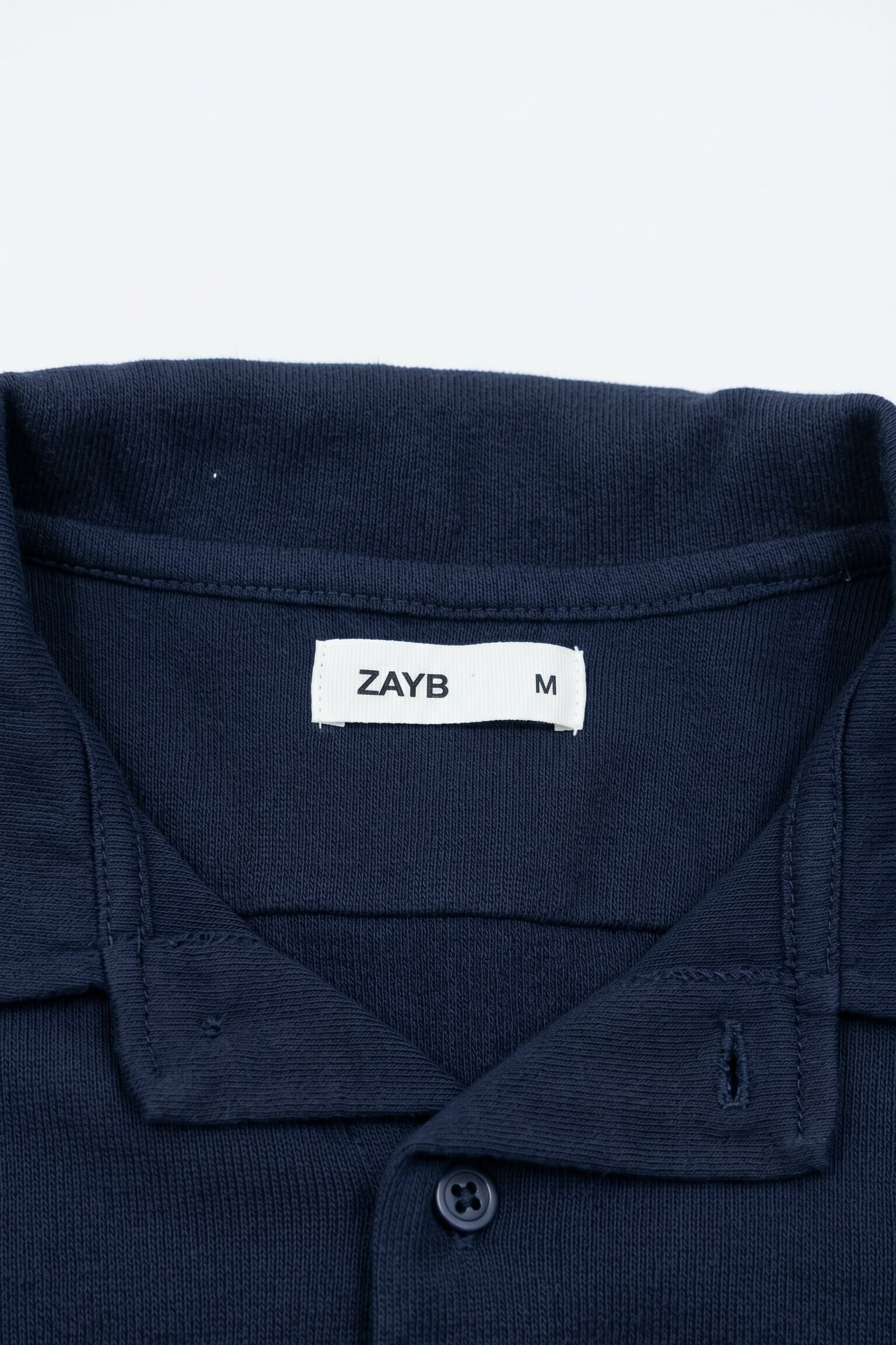 Men's Cuban Collar Shirt | Navy