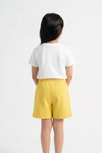 Lazy Like Sunday" Essential Shorts | yellow