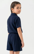 Kids' Cuban Set | Navy Blue