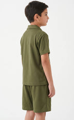 Kids' Cuban Set | Olive Green