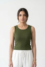 Women's Ribbed Tank Top- Chieve