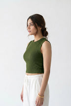 Women's Ribbed Tank Top- Chieve