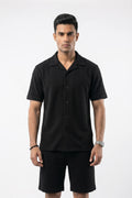 Men's Cuban Co-ord Set | Black