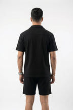 Men's Cuban Co-ord Set | Black