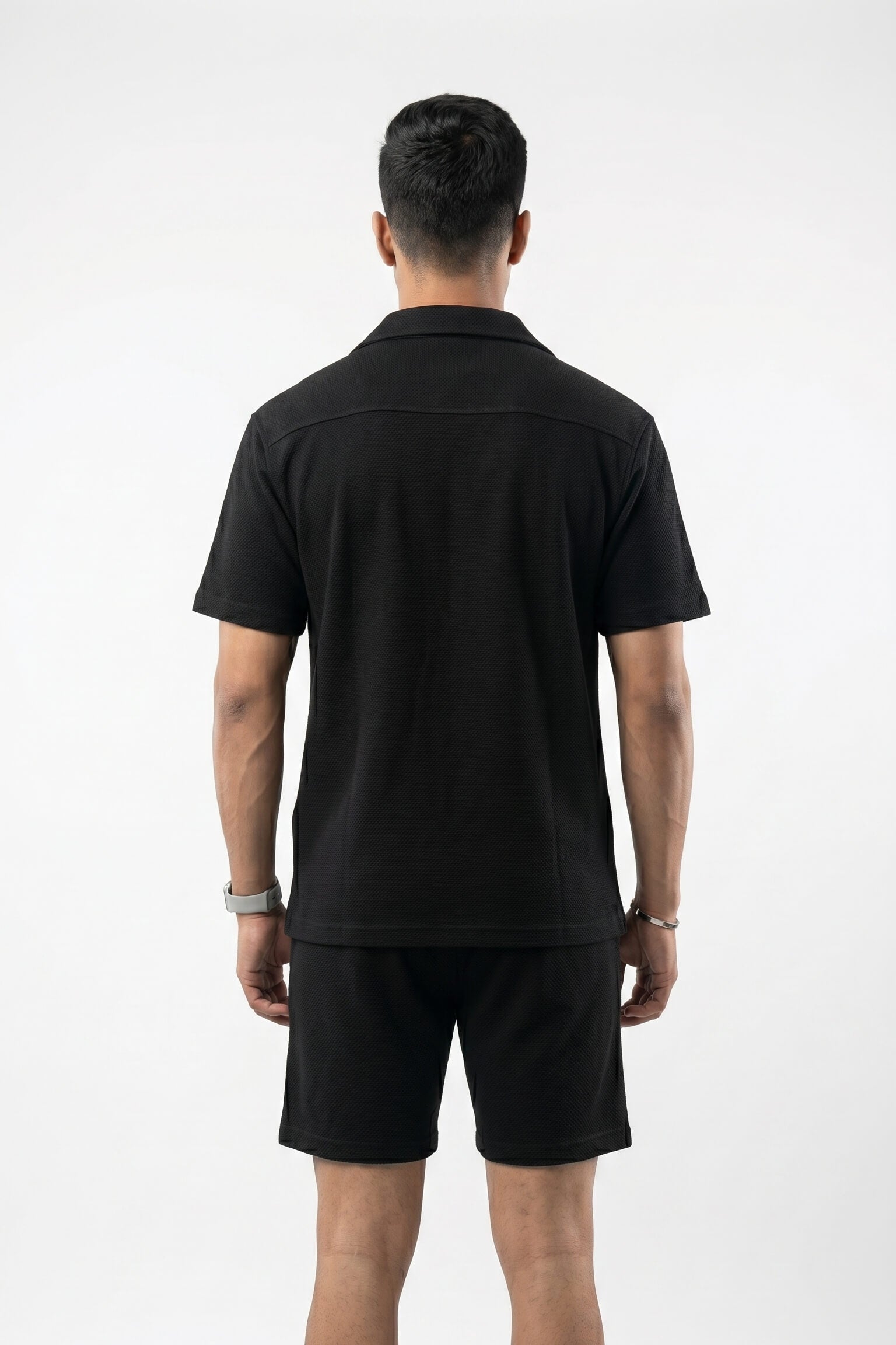 Men's Cuban Co-ord Set | Black