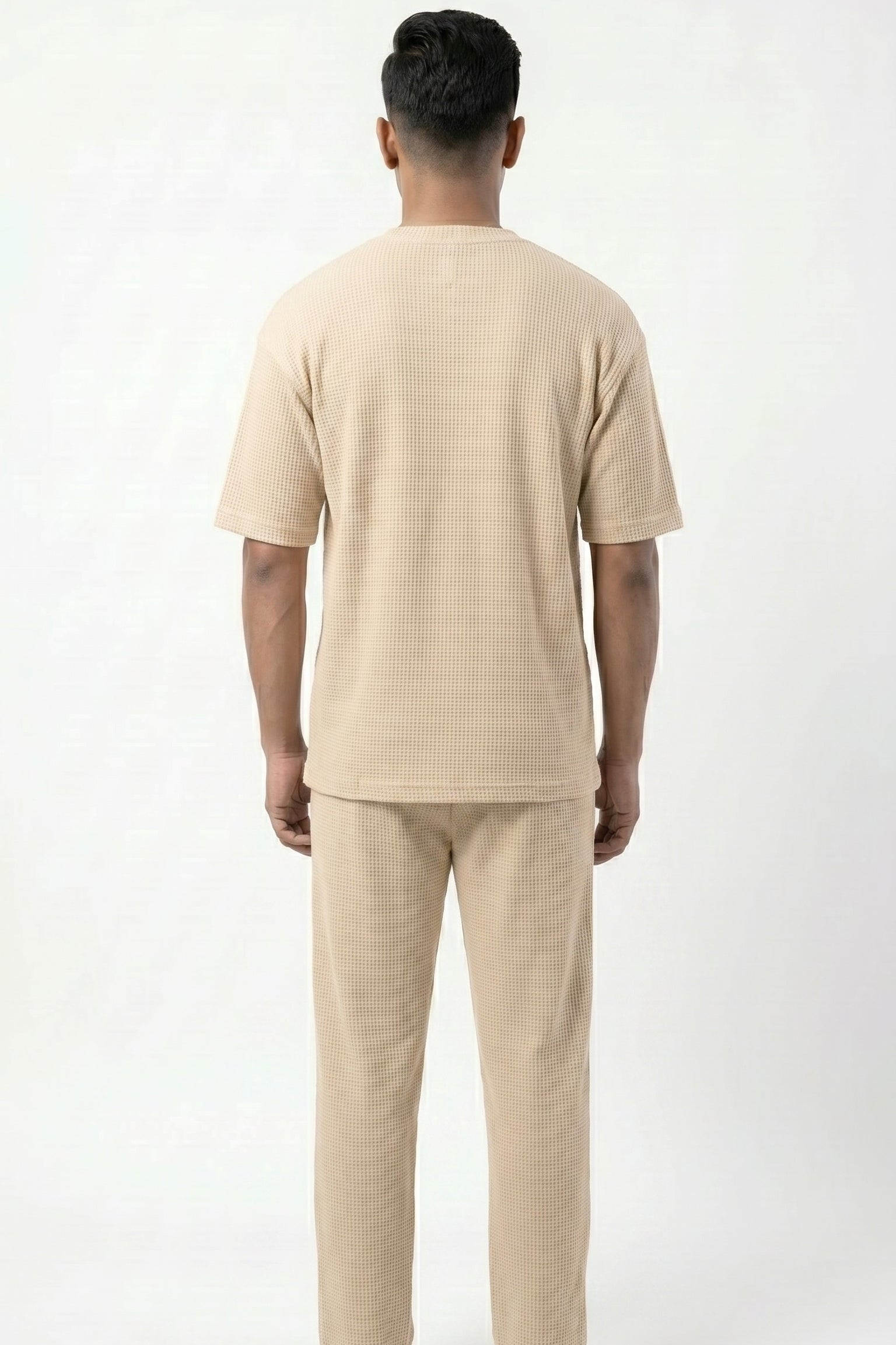 Men's Signature Waffle-Knit Tee | Cream