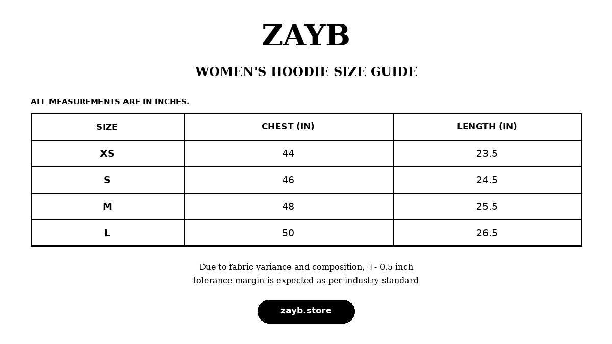 Size guide